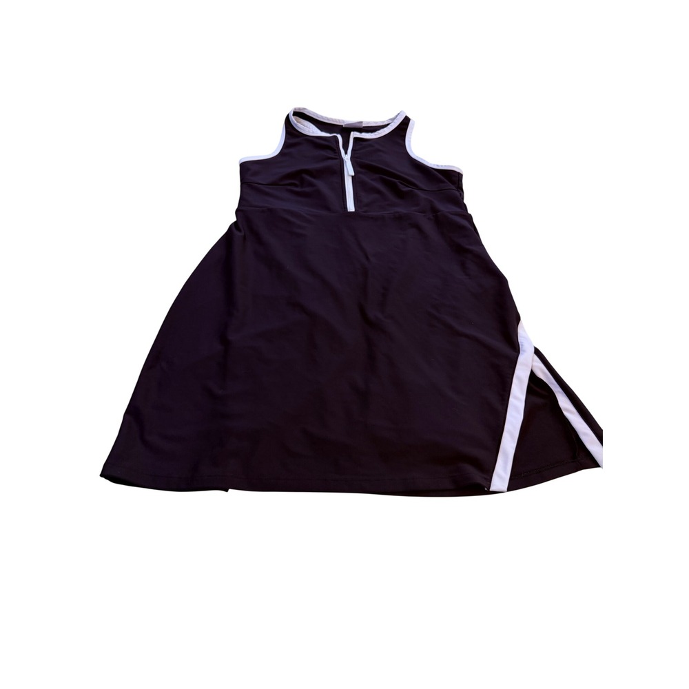 Sage Collective Women XL Black White Quarter Zip Tennis Golf Athletic Dress